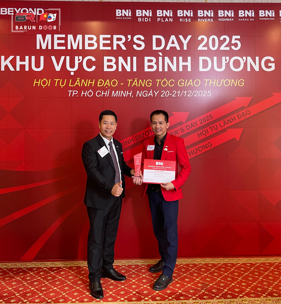 CEO Đinh Tiến Hậu của Barun Việt Nam tham dự BNI