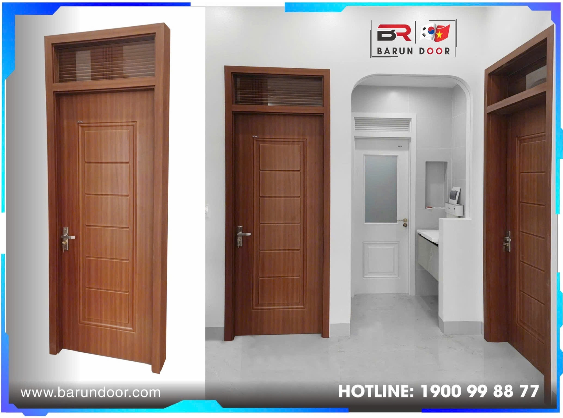cửa nhựa abs h&agrave;n quốc được d&ugrave;ng l&agrave;m cửa nh&agrave; vệ sinh