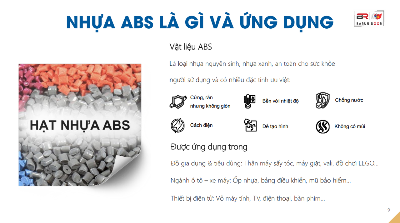 cửa nhựa abs h&agrave;n quốc l&agrave; g&igrave;