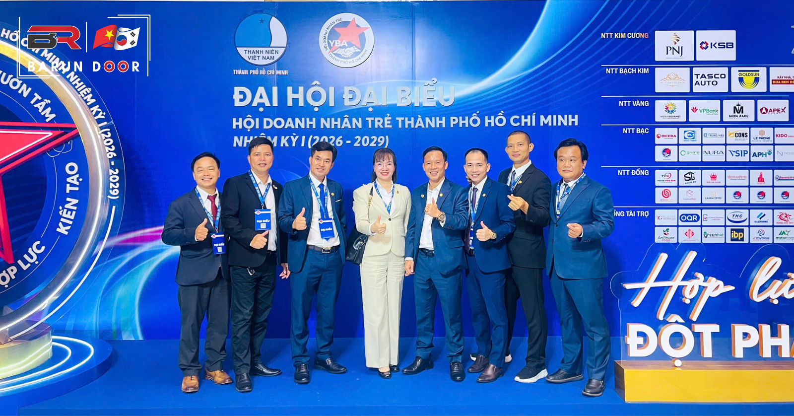 CEO Đinh Tiến Hậu tại Đại hội Hội Doanh nh&acirc;n trẻ TP.HCM