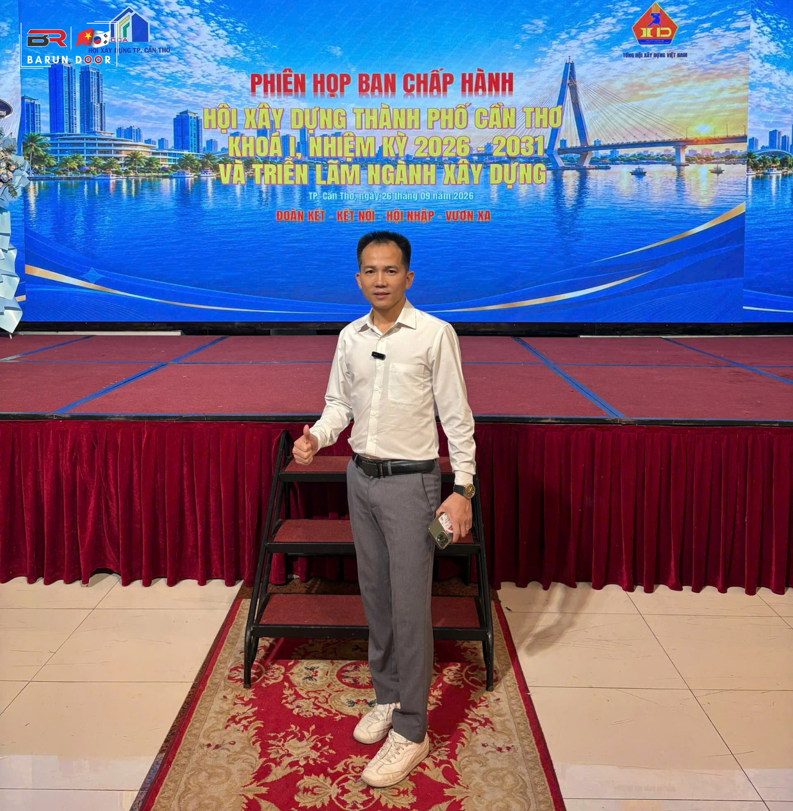 Barun Door tham dự lễ ra mắt Hội X&acirc;y dựng TP. Cần Thơ
