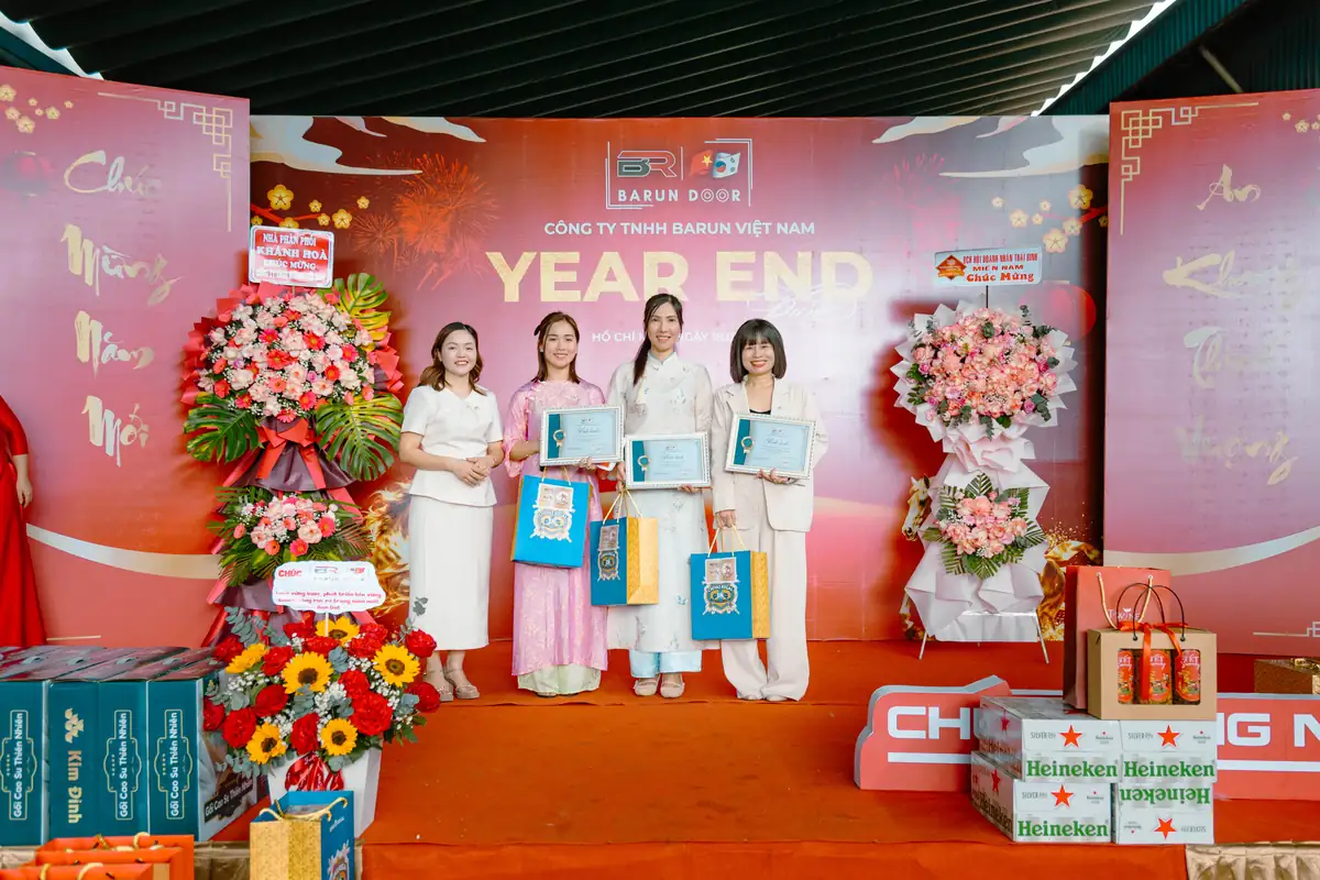 C&aacute;c văn ph&ograve;ng đại diện khu vực của Barun Việt Nam được vinh danh năm 2025