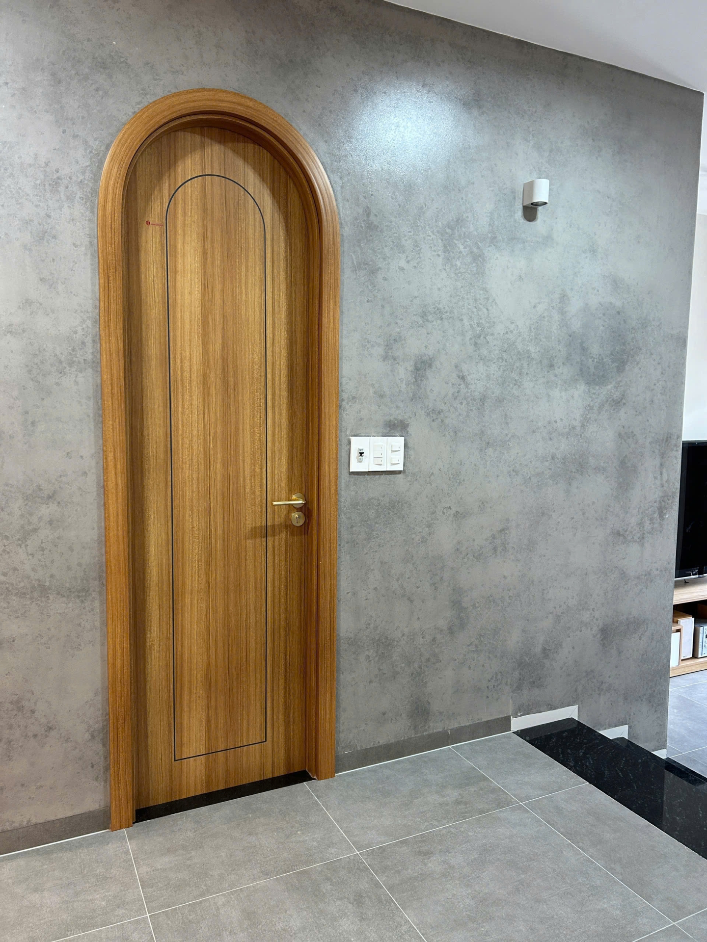 mẫu cửa gỗ nhựa abs h&agrave;n quốc cao cấp barun door ti&ecirc;u biểu