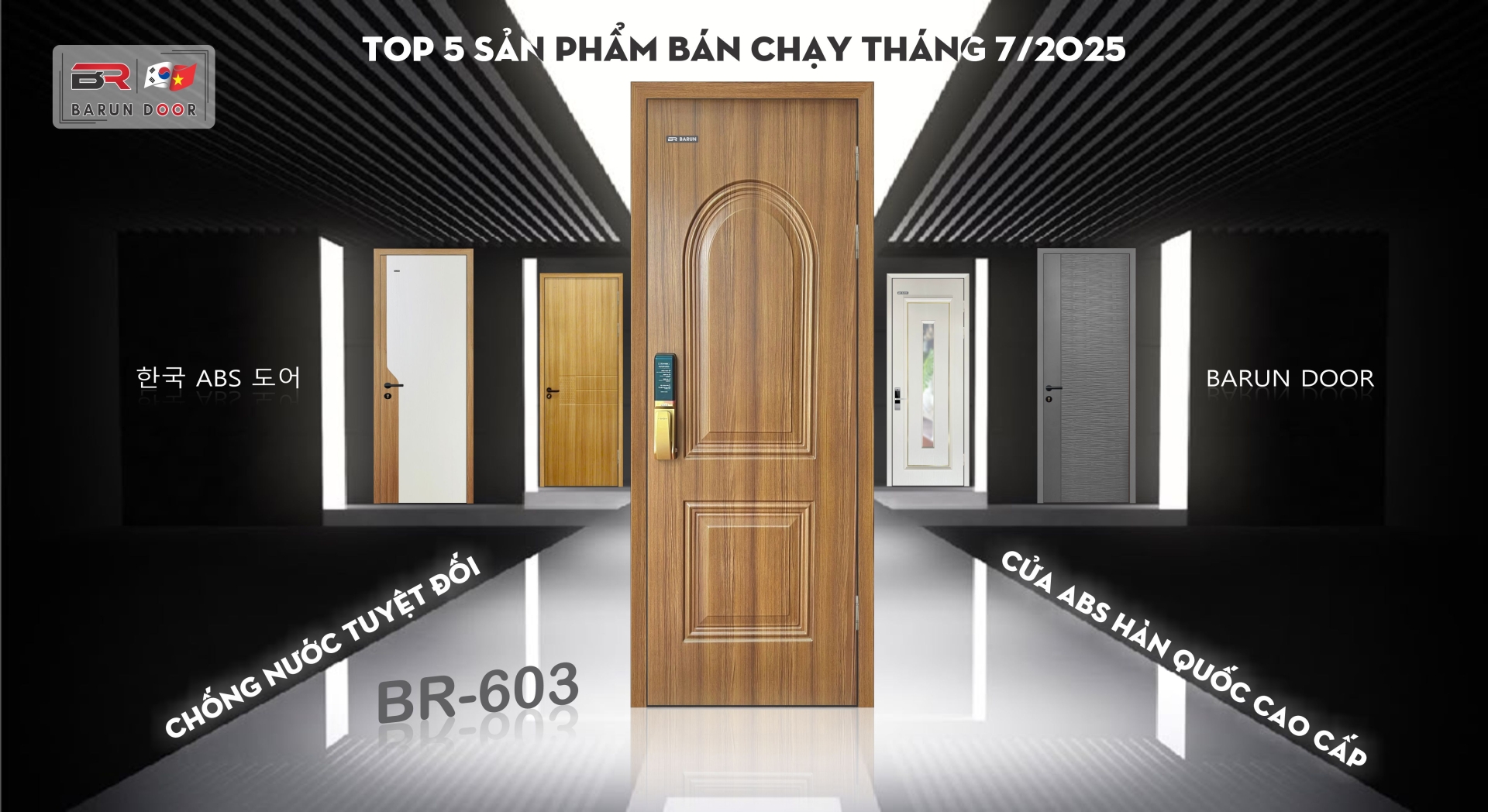 Top 5 mẫu cửa ABS Hàn Quốc Cao Cấp Barun bán chạy nhất tháng 7/2025