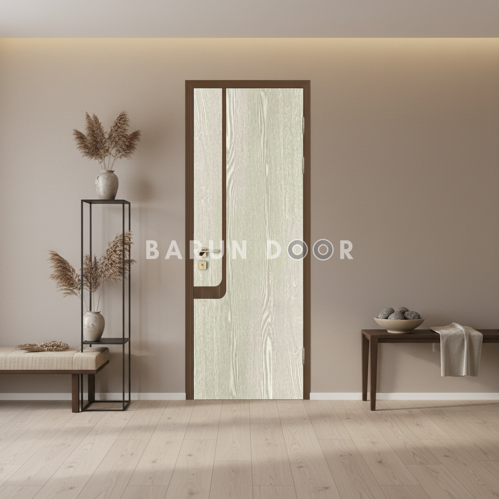 cửa ph&ograve;ng ngủ đẹp phối m&agrave;u - cửa abs h&agrave;n quốc barun door