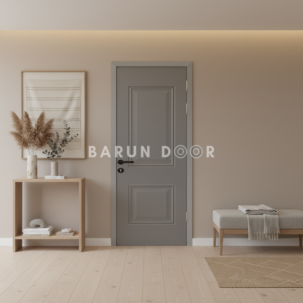 cửa abs h&agrave;n quốc barun door dập ph&agrave;o nổi l&agrave;m cửa ph&ograve;ng ngủ đẹp