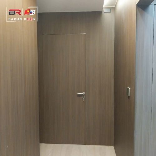 Cửa giấu khuôn là cửa nhựa giả gỗ abs hàn quốc barun door