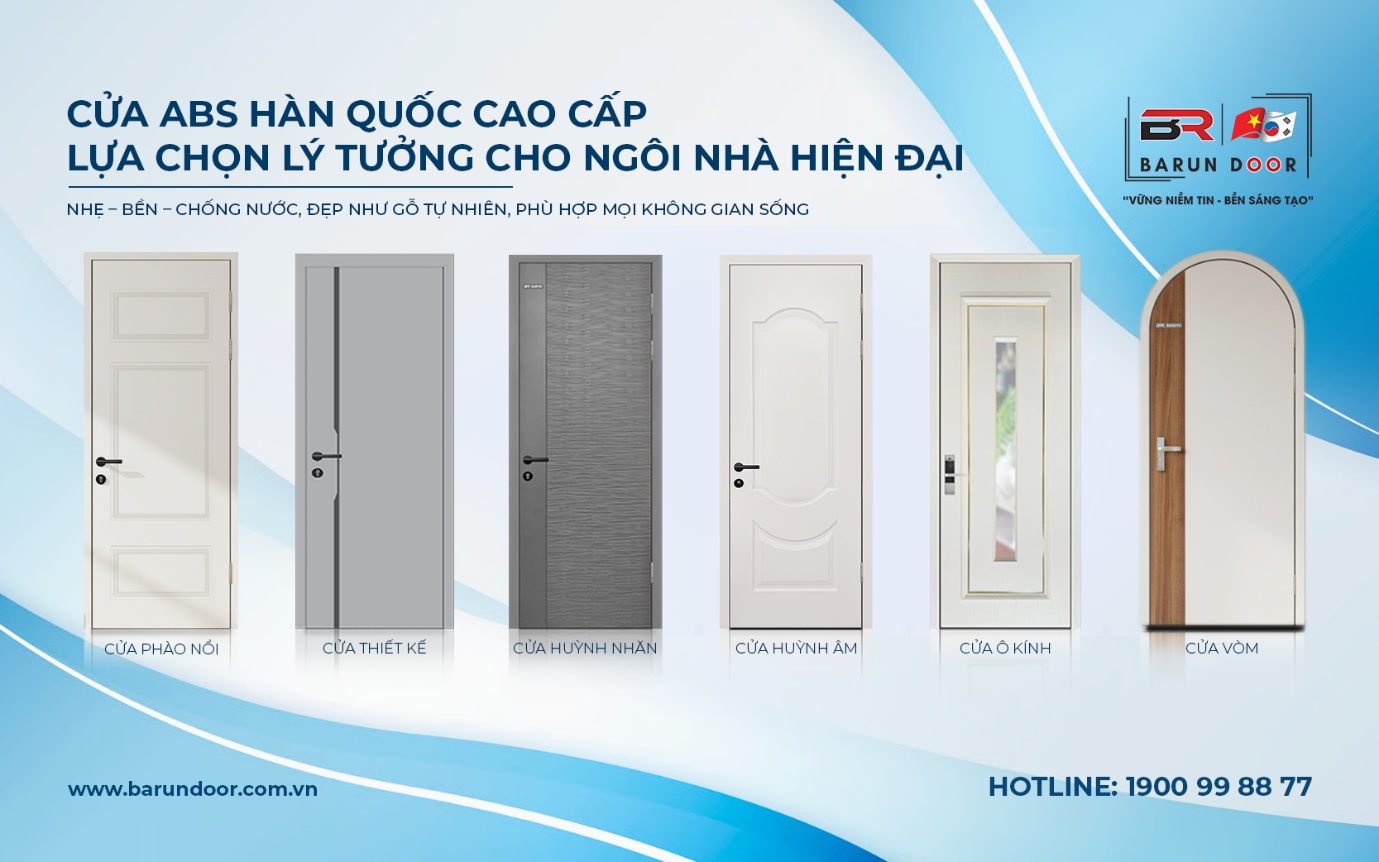 cửa nhựa abs hàn quốc ngày càng được ưa chuộng