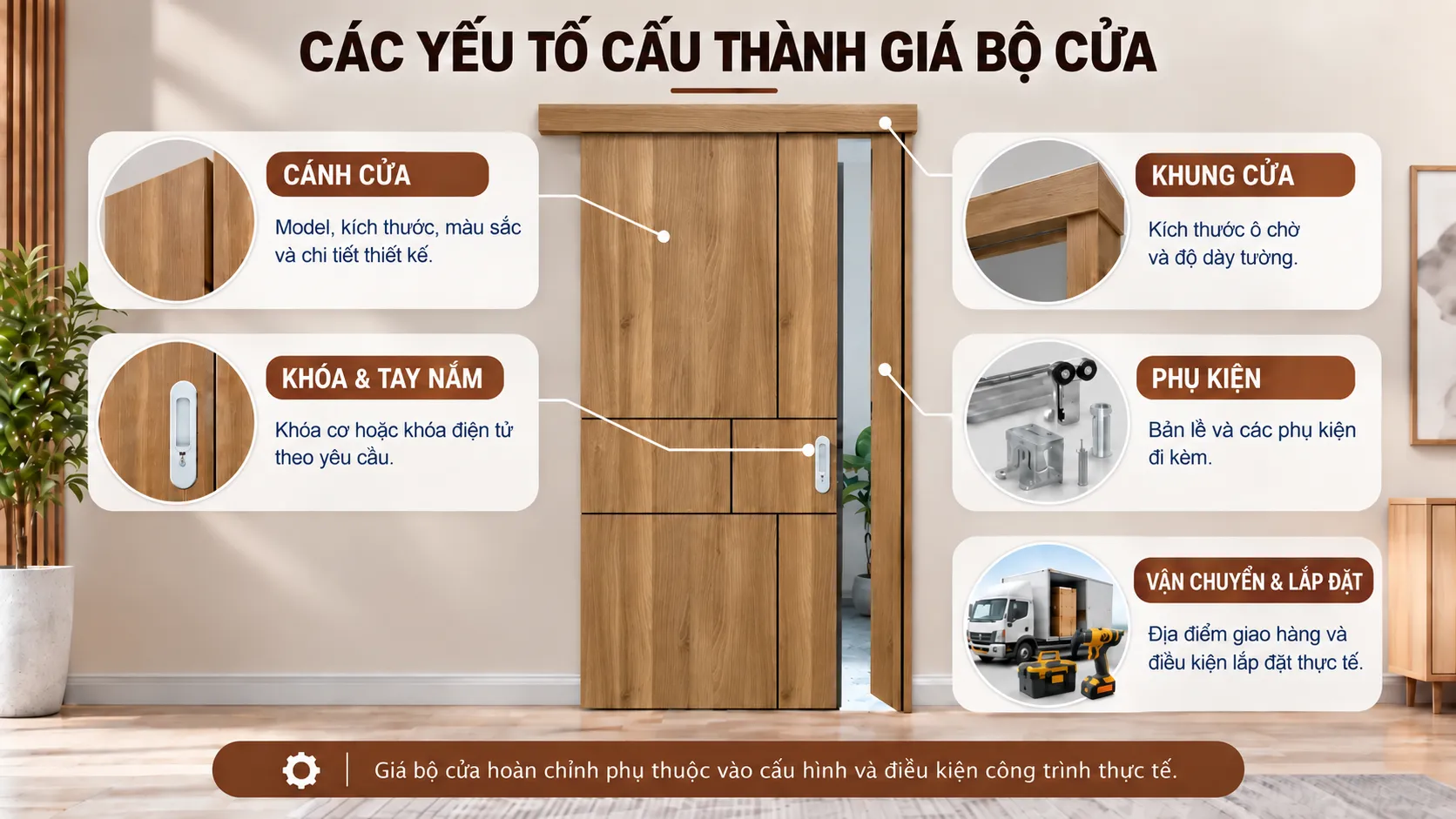 Cửa l&ugrave;a BR-505 v&agrave; c&aacute;c yếu tố cấu th&agrave;nh gi&aacute; bộ cửa