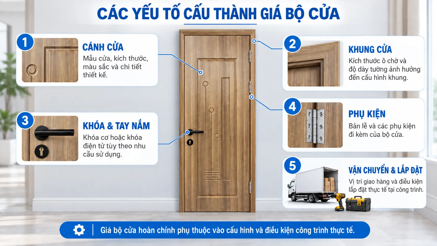 C&aacute;c yếu tố cấu th&agrave;nh gi&aacute; cửa hoa văn BR-304