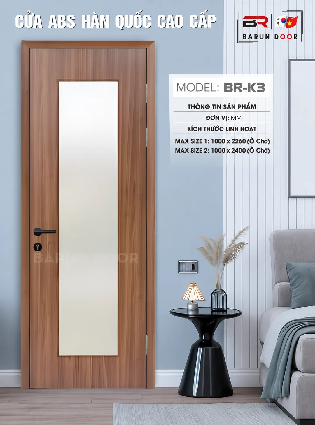 CỬA Ô KÍNH BR-K3