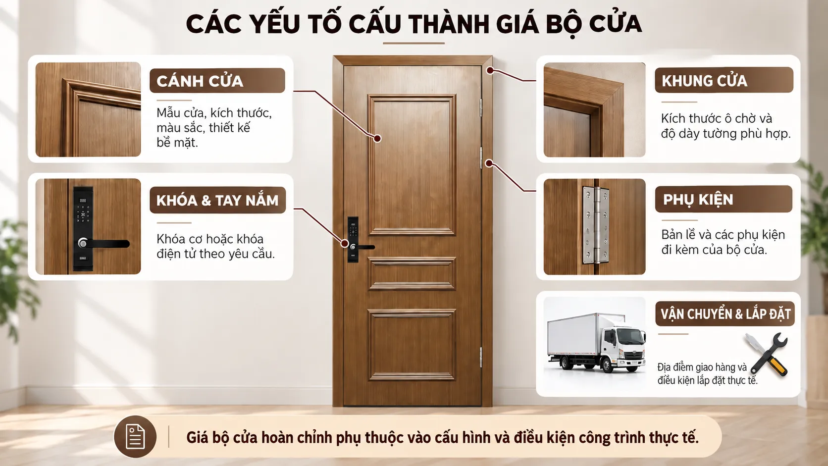 C&aacute;c yếu tố cấu th&agrave;nh gi&aacute; cửa ph&agrave;o nổi BR-400