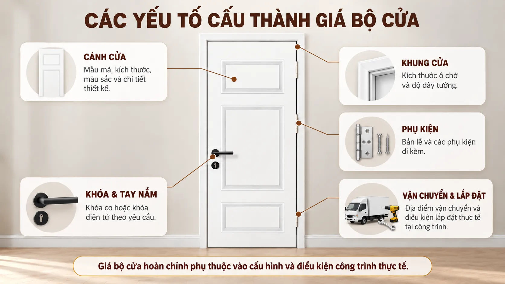C&aacute;c yếu tố cấu th&agrave;nh gi&aacute; cửa ph&agrave;o nổi BR-402