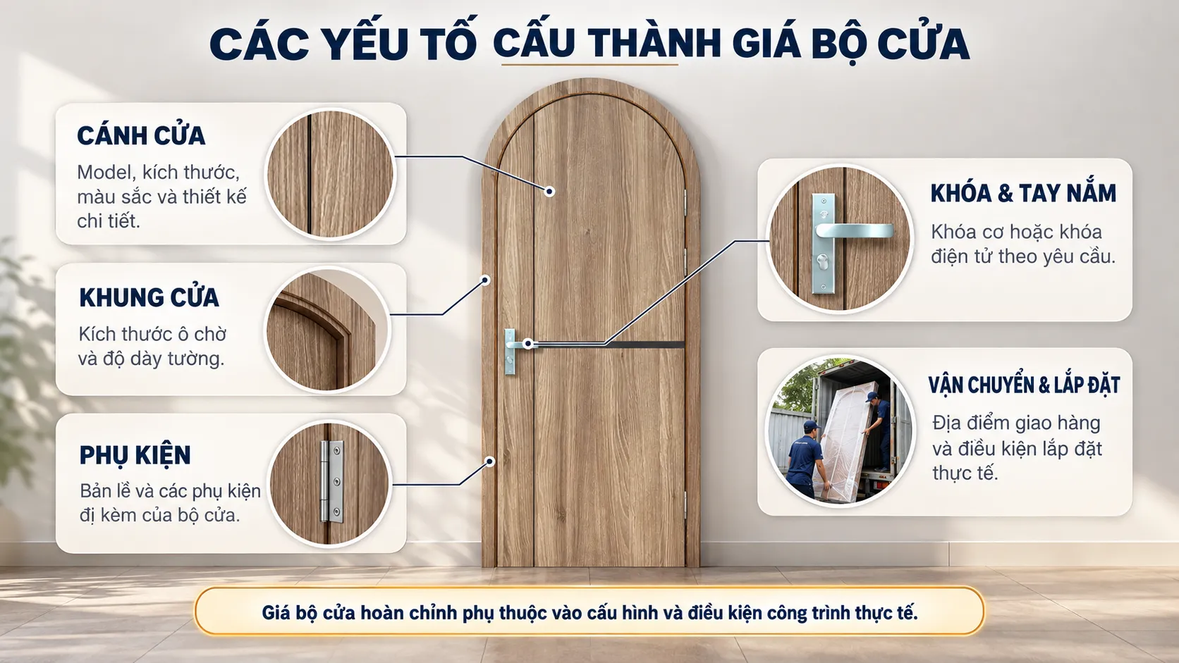 Cửa v&ograve;m BRV-16 v&agrave; c&aacute;c yếu tố cấu th&agrave;nh gi&aacute; bộ cửa