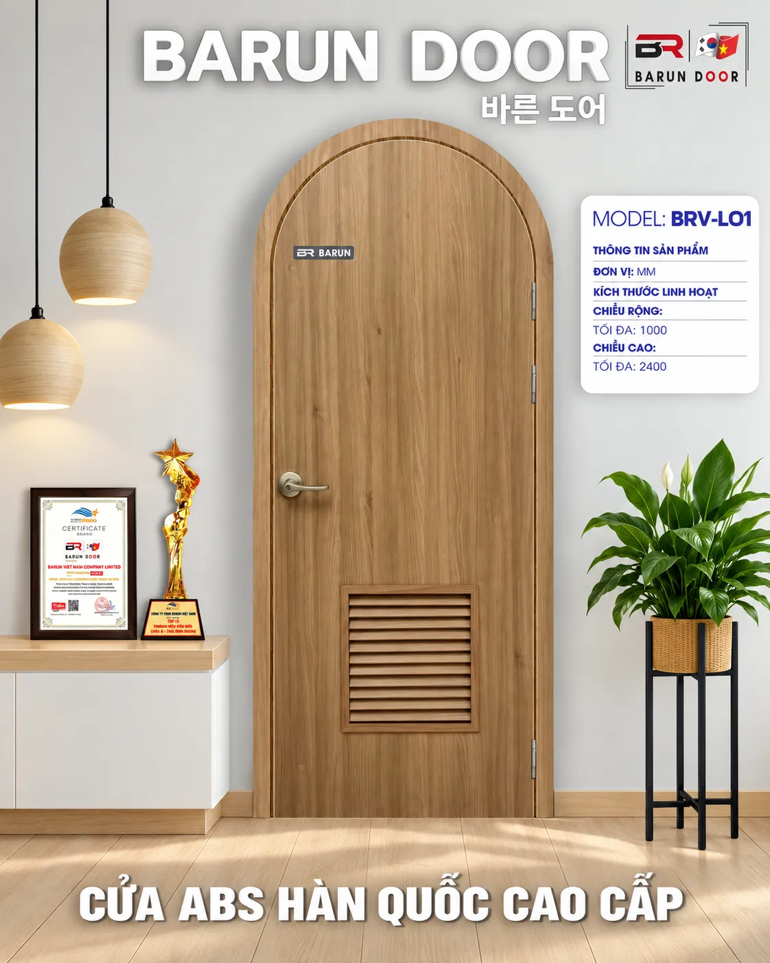 CỬA VÒM BRV-L01