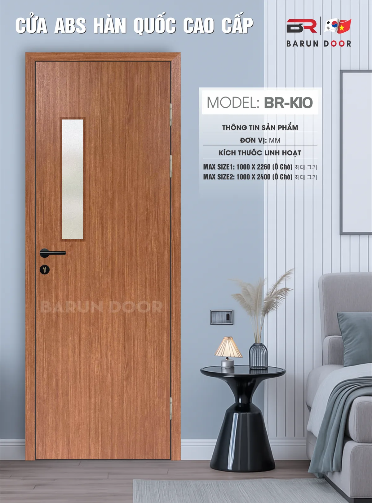CỬA Ô KÍNH BR-K10