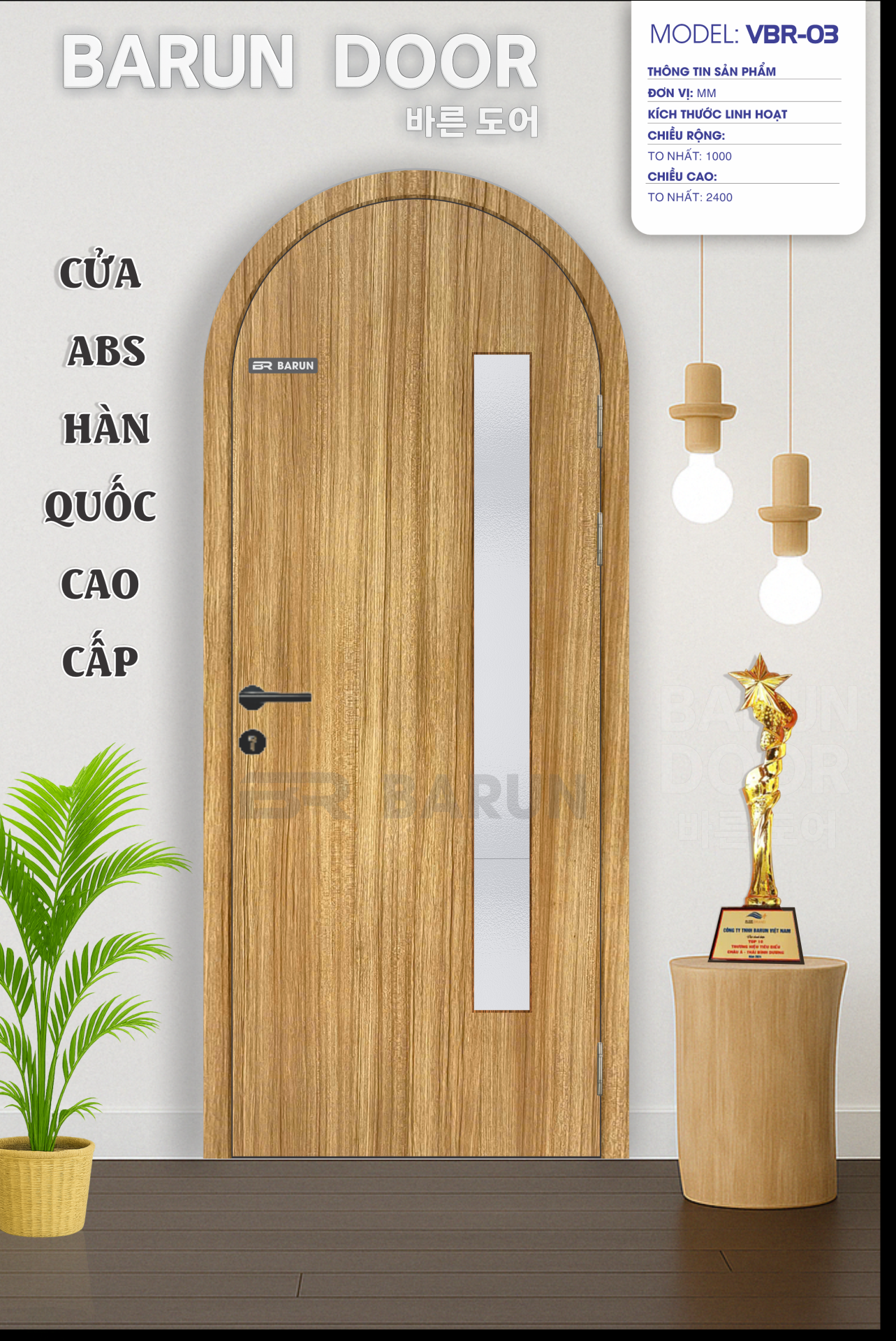 CỬA VÒM BRV-03