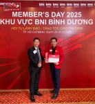 ĐẠI DIỆN BARUN DOOR – CEO ĐINH TIẾN HẬU THAM DỰ MEMBER’S DAY 2025 BNI TẠI BÌNH DƯƠNG