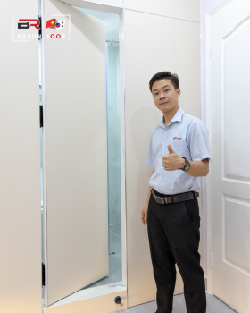 Cửa giấu khuôn ABS cho không gian tối giản