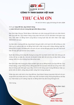 Barun Door – Trân trọng cảm ơn và tri ân