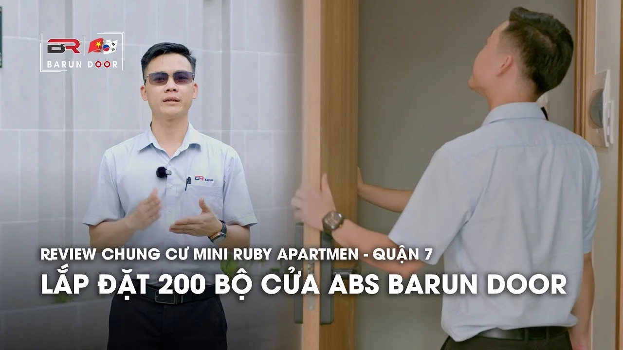 Công trình hơn 200 bộ cửa nhựa ABS cho căn hộ dịch vụ tại Quận 7