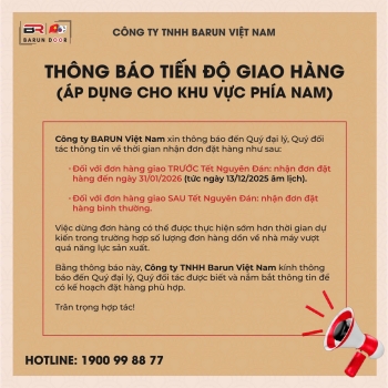 ? THÔNG BÁO TIẾN ĐỘ GIAO HÀNG – KHU VỰC PHÍA NAM
