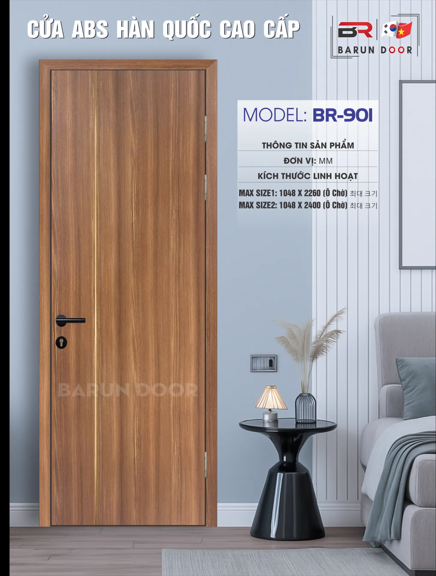 CỬA CHỈ NHÔM BR-901