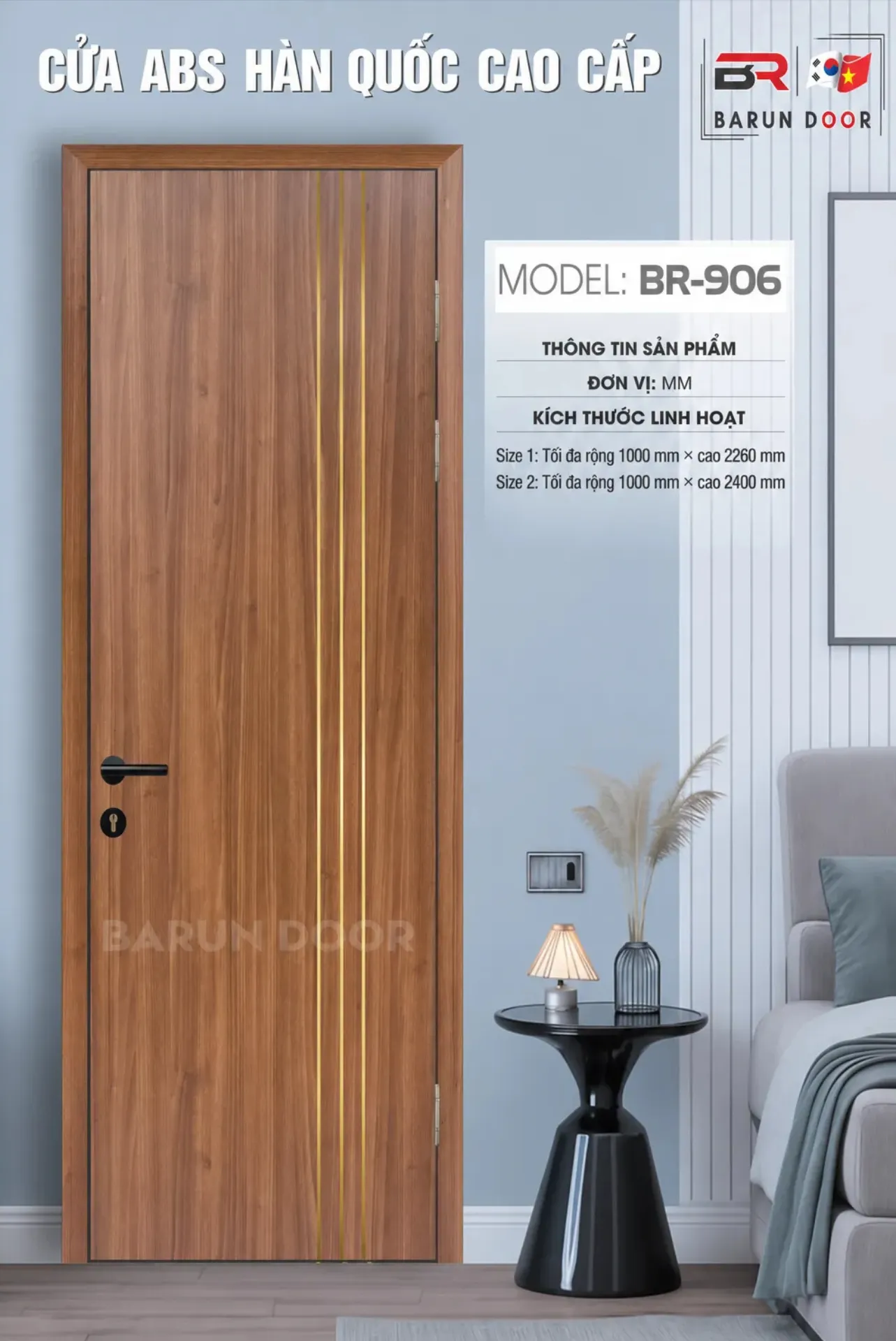 CỬA CHỈ NHÔM BR-906