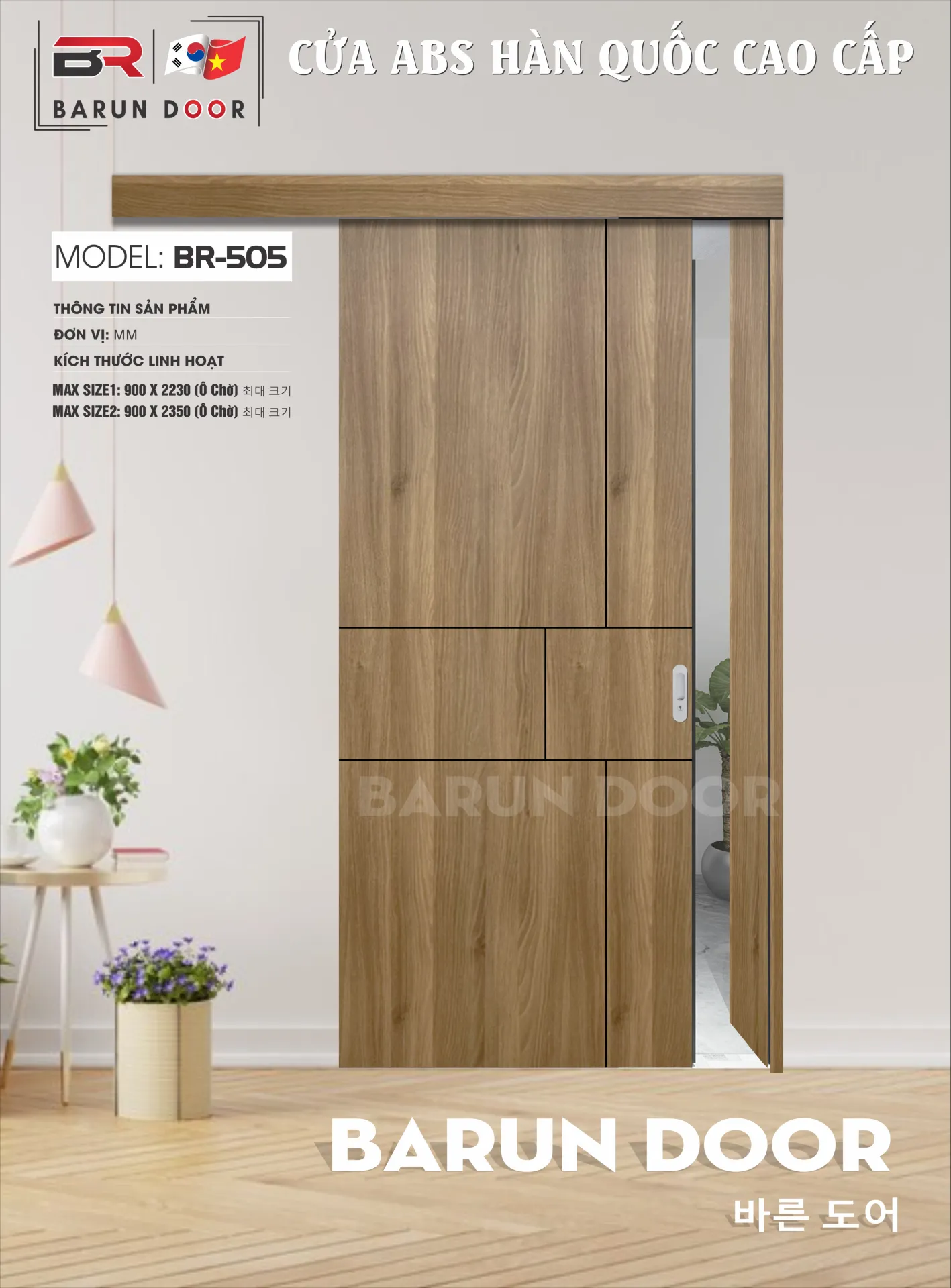 CỬA LÙA BR-505