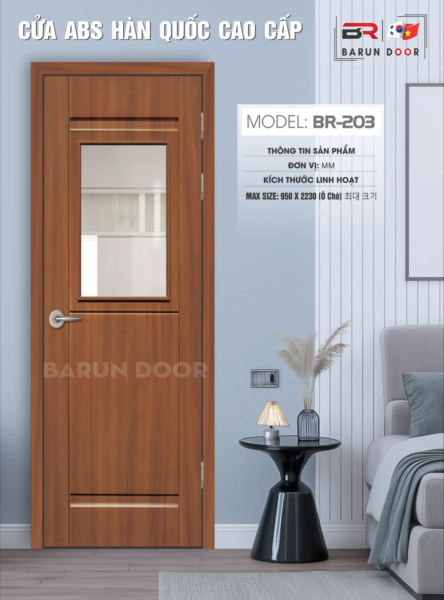 CỬA Ô KÍNH BR-203