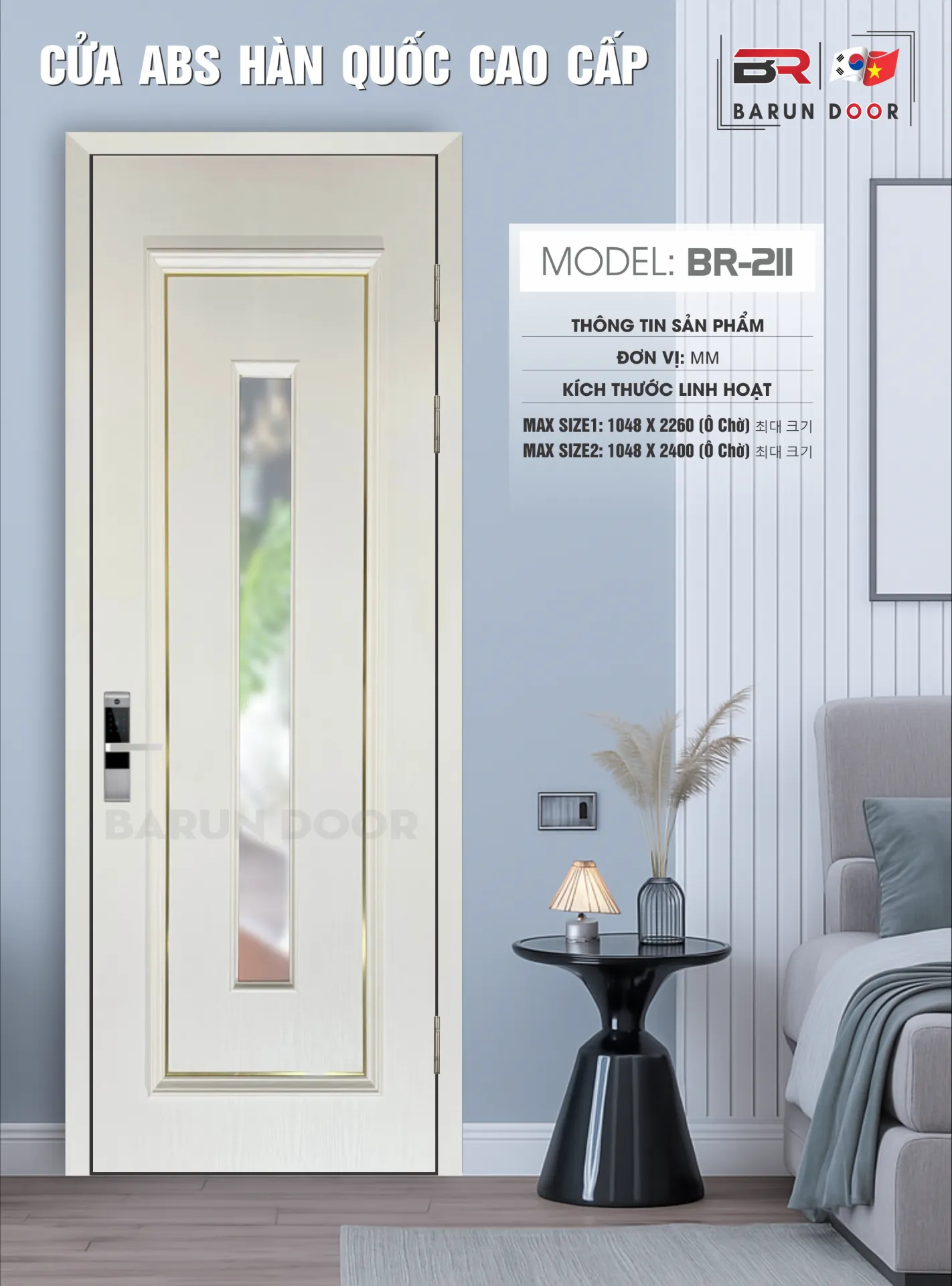 CỬA Ô KÍNH BR-211