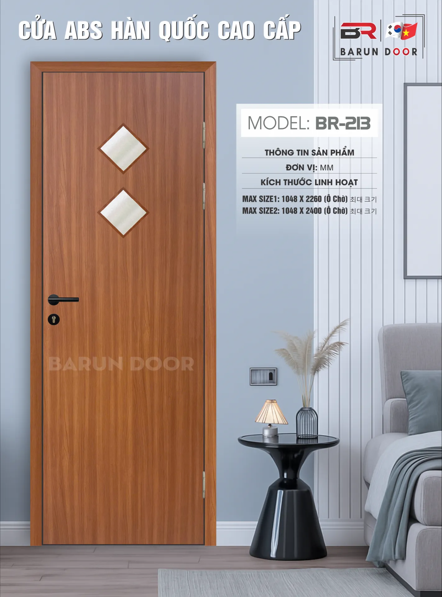 CỬA Ô KÍNH BR-213