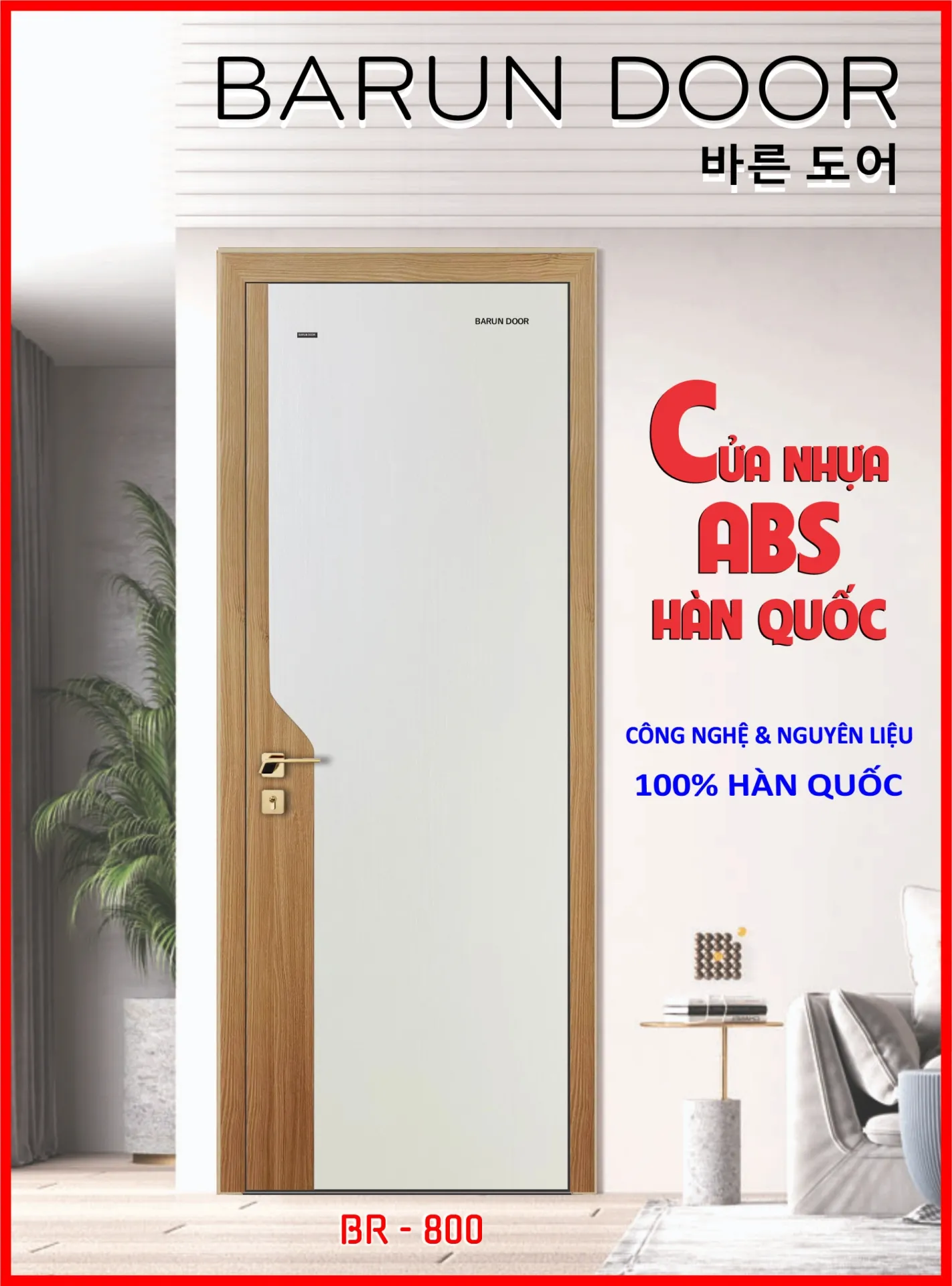 CỬA PHỐI MÀU BR-800