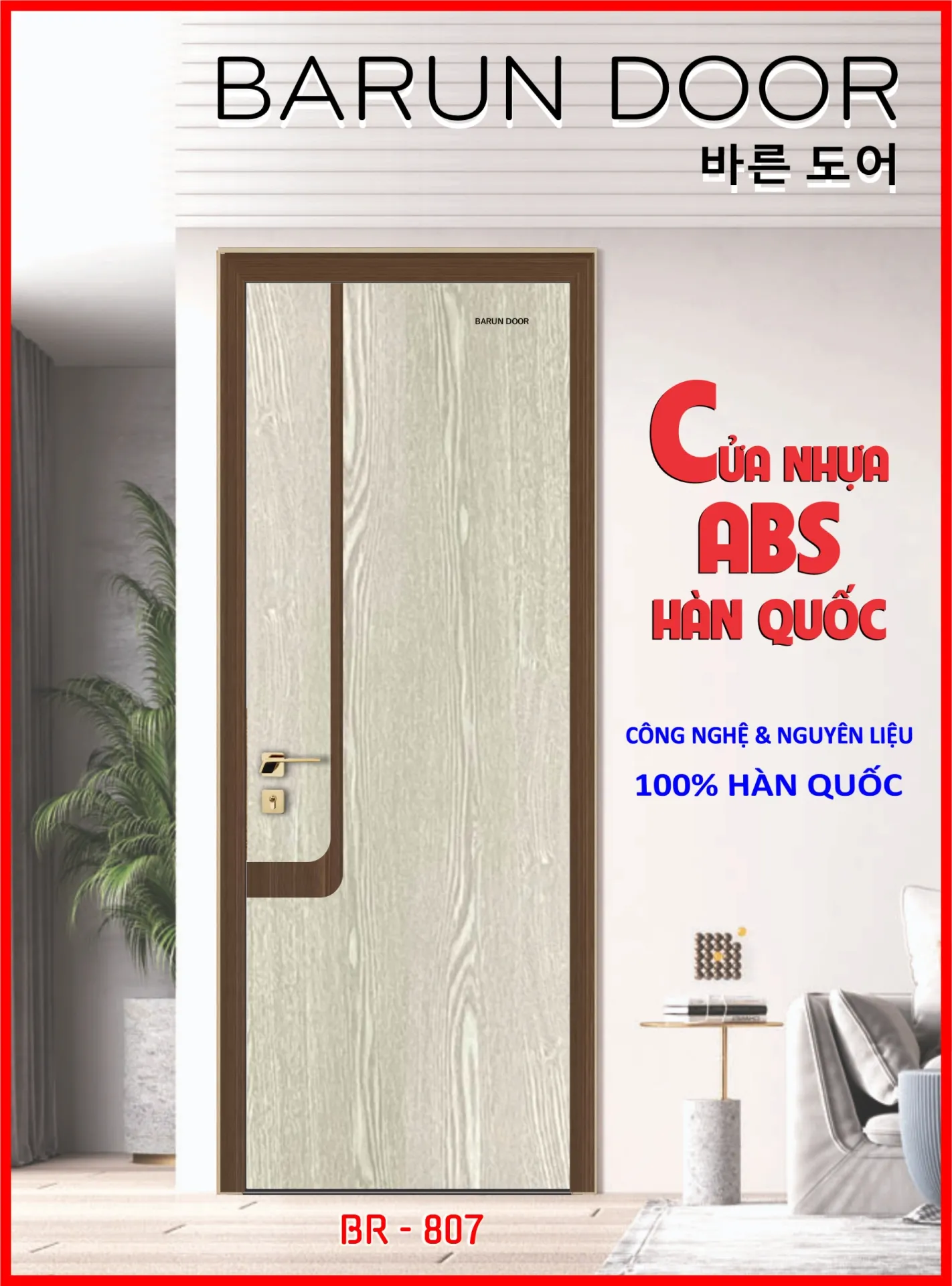 CỬA PHỐI MÀU BR-807