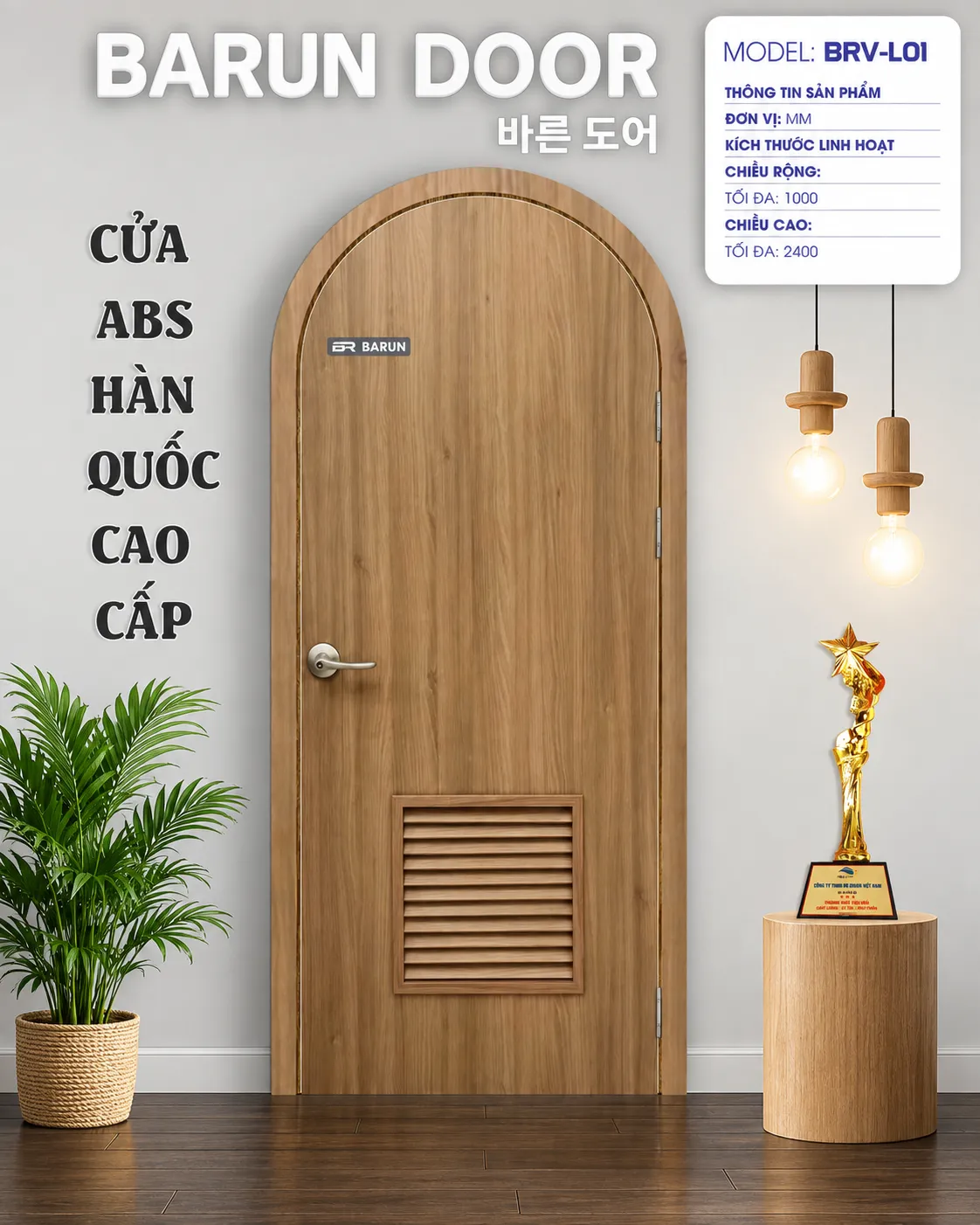 CỬA VÒM BRV-L01