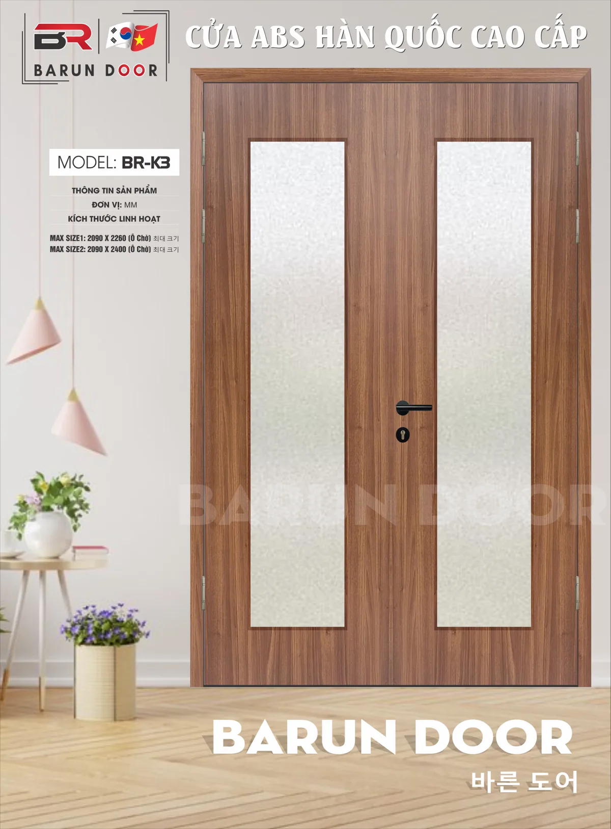 CỬA ĐÔI BR-K3