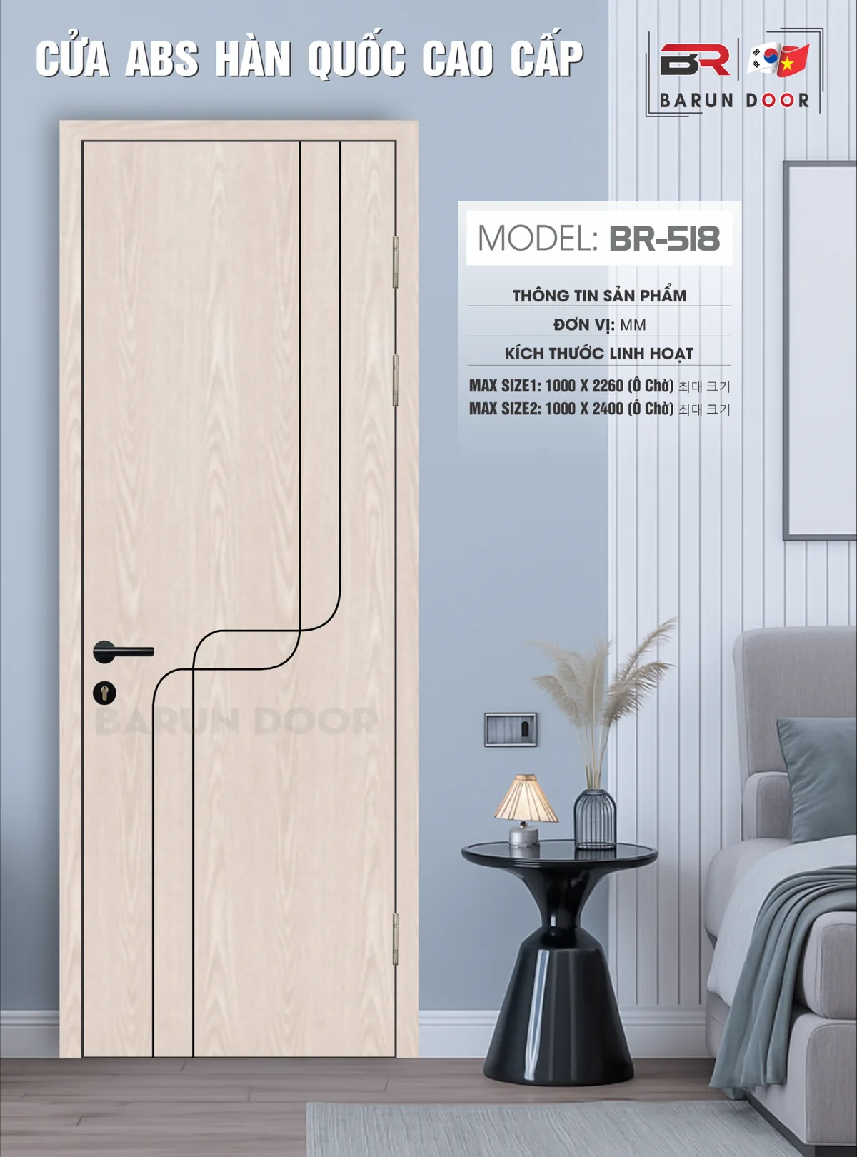 CỬA THIẾT KẾ BR-518