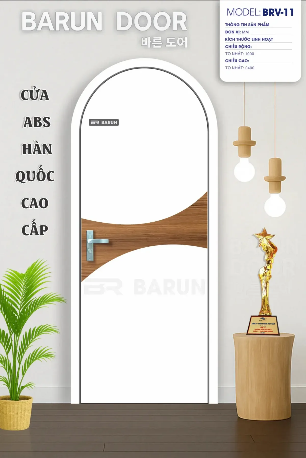 CỬA VÒM BRV-11