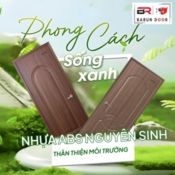 Dẫn đầu lối sống xanh với dòng cửa ABS Hàn Quốc thân thiện môi trường